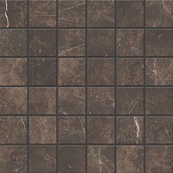 Marble Onlygres Dark Brown MOG401 Коричневая Полированная Мозаика (5х5) 30x30 см