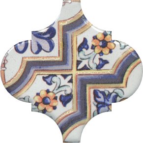Kerama Marazzi Арабески Майолика OP-A161-65000 Декор Орнамент 6,5х6,5 см