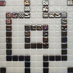 Gidrostroy Стеклянная мозаика K-001 Микс Глянцевая 2,5x2,5 31,7x31,7 см