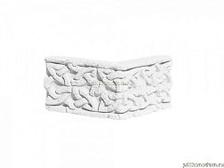 UniStone Плетенка Белый Карниз угловой 12,3х12,2x8,4 см