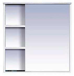Зеркальный шкаф Misty Венера  - 80 Зеркало-шкаф прав. со светом белое П-Внр04080-01СвП