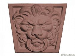 UniStone Лев Коричневый Замковый камень 23,0х31,2x8,5 см