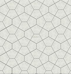 Jet Mosaic Pentagon Floor PEN-CL Мозаика 67,4x53,2 см