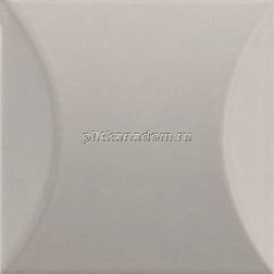 Ava Ceramica UP Cuscino Grey Matte Серая Матовая Настенная плитка 10x10 см