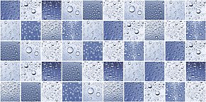 Ceramica Classic Waterlife Ультрамарин синий Мозаика стандарт 10-31-65-276 25х50 см