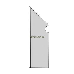 Fap Ceramiche Milano & Floor Bianco Battiscopa Sagomato SX Matt Плинтус 7,2x30 см