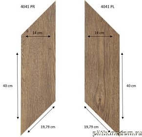 Forbo Effekta Professional 4041 PR-PL Classic Fine Oak PRO Виниловая плитка 140х400х19,79 мм