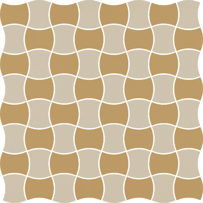 Paradyz Modernizm Bianco Mozaika Prasowana K.3,6X4,4 Mix C Мозаика 30,9x30,9 см