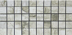 La faenza Oro Bianco 1530W3х3LP Белая Лаппатированная Мозаика 15х30 см