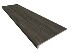 Exagres Lizana Peld. Recto Nogal C-1 Коричневая Матовая Ступень фронтальная 33x120 см