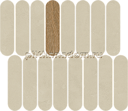 Vives New York Mosaico Rockaway Natural Бежевая Матовая Мозаика 27x31 см