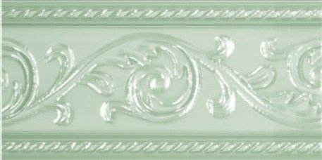 Carmen Ceramic Art Caprichosa Cenefa Yara Verde Pastel Бордюр 7.5х15