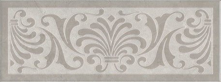Kerama Marazzi Монсанту HGD-B499-15147 Декор 1 Серый Светлый Матовый 15х40 см