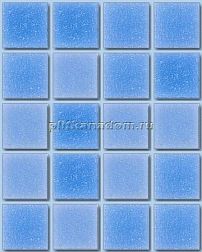 Irida Breeze Sky Blue Стеклянная мозаика 32,7х32,7 см