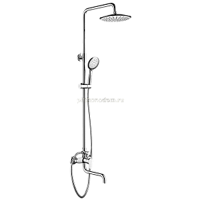 Душевая система Elghansa SHOWER SET 2308883-2L (Set-20), хром