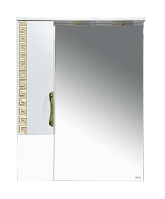 Зеркальный шкаф Misty Престиж - 70 Зеркало лев. золотая патина Э-Прсж02070-013ЛЗлп