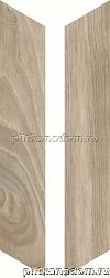 RHS Ceramiche (Rondine group) Woodie J86592 Brown Chevron Керамогранит 7,5х40,7 см