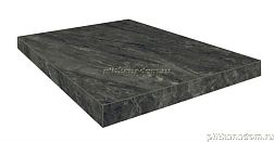 Coliseum Gres Флоренция Черная Натуральная Ступень угловая правая 33x90 см