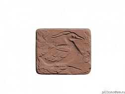 UniStone Птицы 3 Коричневый Вставка 14,3x14,3x2,5 см