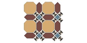 Top Cer Inver Jeddah Sheet Микс Матовая Мозаика 29,4х29,4 см
