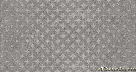 Керама Марацци Фондамента SBD026-DL5009 Серый орнамент Декор 60х119,5 см
