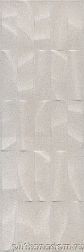 Kerama Marazzi Безана 12151 Настенная плитка серый светлый структура обрезной 25х75 см