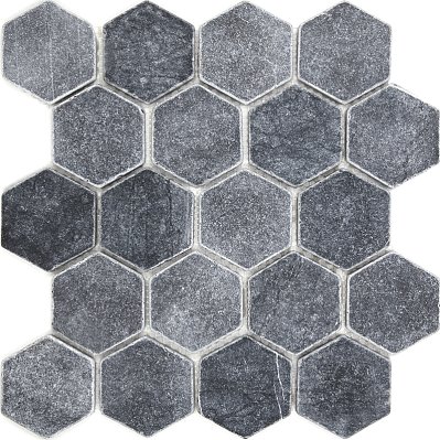Starmosaic Wild Stone Hexagon VBs Tumbled  Мрамор Мозаика 30,5х30,5 (6,4х7,4)