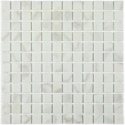 Bonaparte Мозаика стеклянная Mia White Mat Белая Матовая 30х30 (2,3х2,3) см