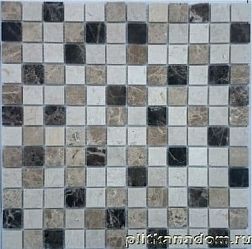 Caramelle Pietrine Pietra Mix 1 Мозаика матовый 29,8х29,8x0,4 (2,3х2,3) см