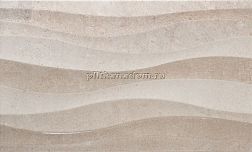 Pamesa Ceramica Atrium Badem Tortora Ondas Настенная плитка 33,5х55 см