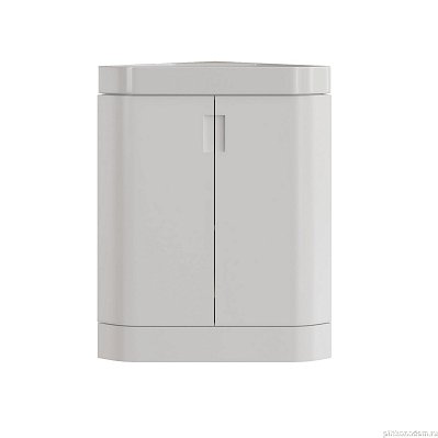 Тумба для ванной Mixline Кварц-67 напольная, угловая белая под ум. Quartz-50 (540979)