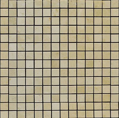 Bertini Mosaic Мозаика из мрамора Cream Marfil Мозаика 2х2 сетка 30,5х30,5