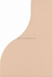 Equipe Curve 28858 Pink Matt Розовая Матовая Настенная плитка 8,3x12 см