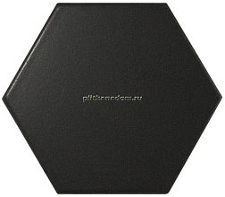 Equipe Scale 21909 Hexagon Black Matt Настенная плитка 12,4x10,7 см