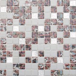 Mosavit Стеклянная мозаика Graphic Mara Silver 31,6x31,6 см