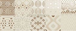 Novabell Milady MLW D47K Preinciso Patchwork Beige-Nut Brown Декор 25x60 см