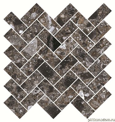 Kerranova Terrazzo K-333-MR-m06 Dark Grey Мозаика 28,2х30,3 см