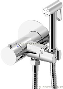 Allen Brau Thermo Rund 5.60001-00 Смеситель с гигиеническим душем хром (с внутренней частью)