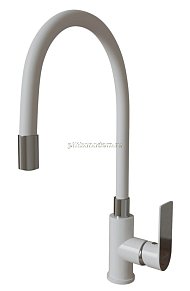 Mixline City White 553228 Смеситель для кухни, гибкий излив