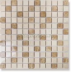 Chakmaks Mosaic Anatolian Stone 23х23 Pino Emperador Мозаика 30,5х30,5 (2,3х2,3) см