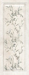 Керама Марацци Кантри Шик Керамическая плитка белая Панель декорированная 20х50 см