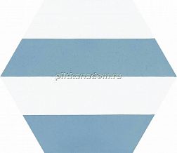 Codicer 95 Porto Hex. Capri Blue Керамогранит 22x25 см