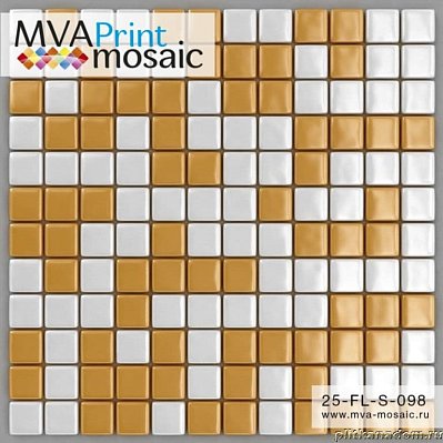MVA-Mosaic 25FL-S-98 Стеклянная мозаика 31,7x31,7 (2,5х2,5)