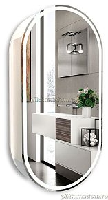 Silver Mirrors LED-00002517 Зеркало-шкаф Soho-7 500х1000 (Bluetooth)