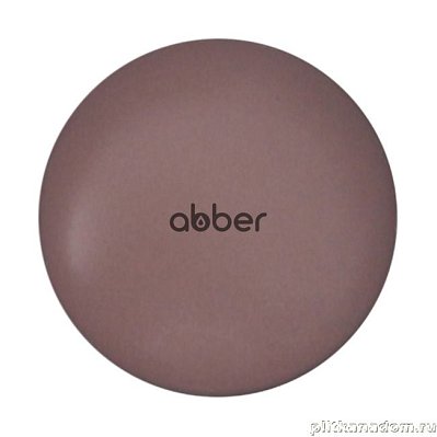 Накладка на слив для раковины Abber AC0014MC коричневая матовая, керамика