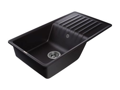 GranFest Quarz GF-ZW 73 Мойка кухонная композитная (черный)