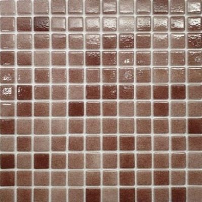 Gidrostroy Стеклянная мозаика TM-002 Коричневая Глянцевая 2,5x2,5 31,7x31,7 см