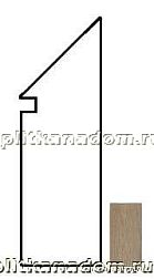 Atlas Concorde Etic Rovere Grigio Battiscopa Sag.DX Плинтус 7,2x30 см
