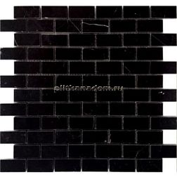 Caramelle Pietrine 4мм Nero Oriente  Мозаика 29,8х29,8 (2,3х4,8) см