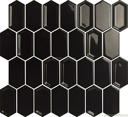 Caramelle Candylike Crayon Black Glos Мозаика (3,8х7,6) 27,8х30,4 см